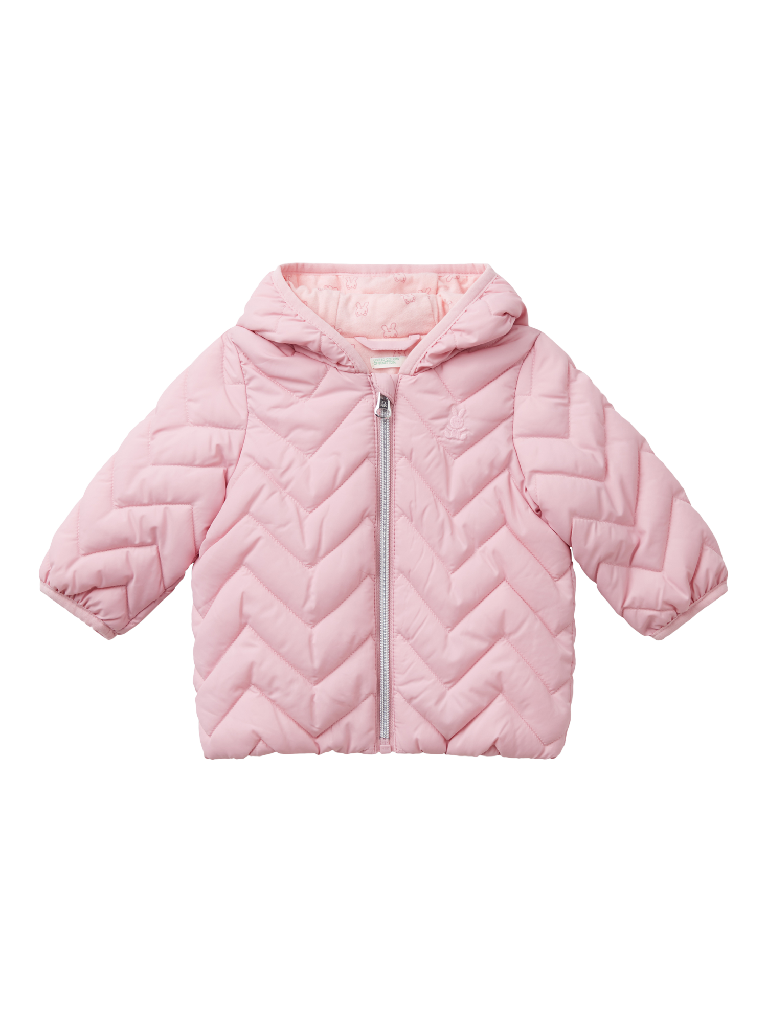 Benetton Baby Puffer Jacket, Pink