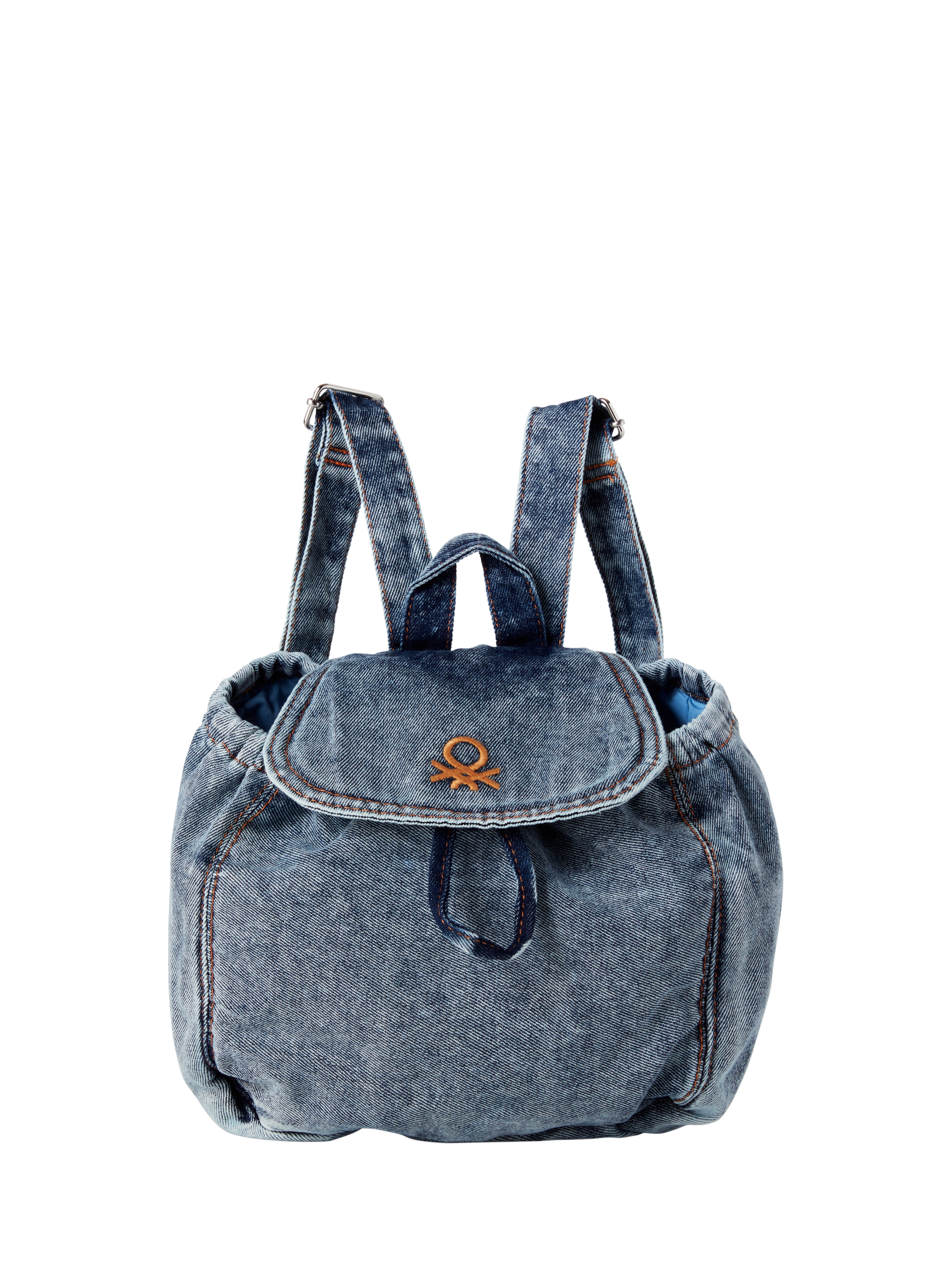 Benetton Kids' Denim Backpack, Periwinkle