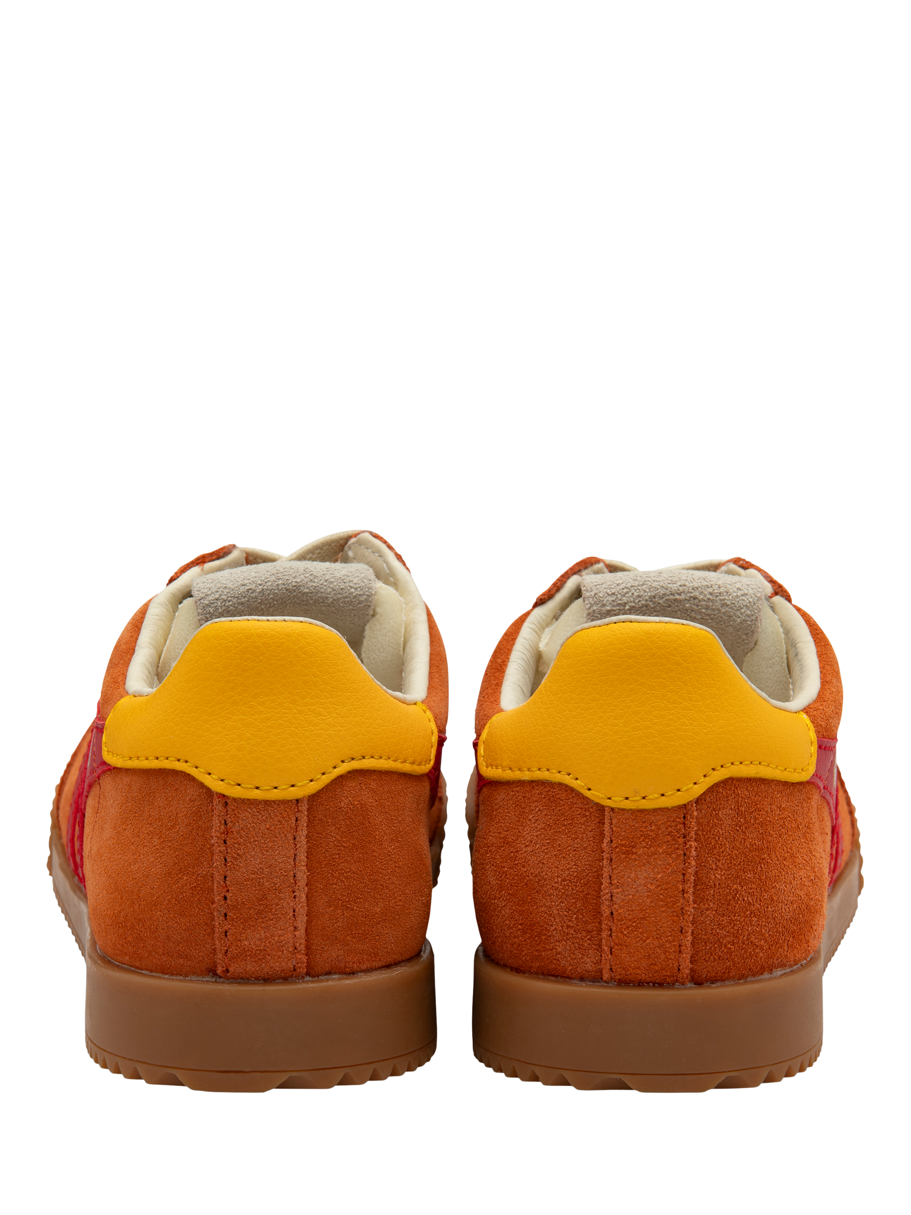 Product image 4 of 5, which shows Gola Kids' Elan Trainers, Moody Orange/Red, 1