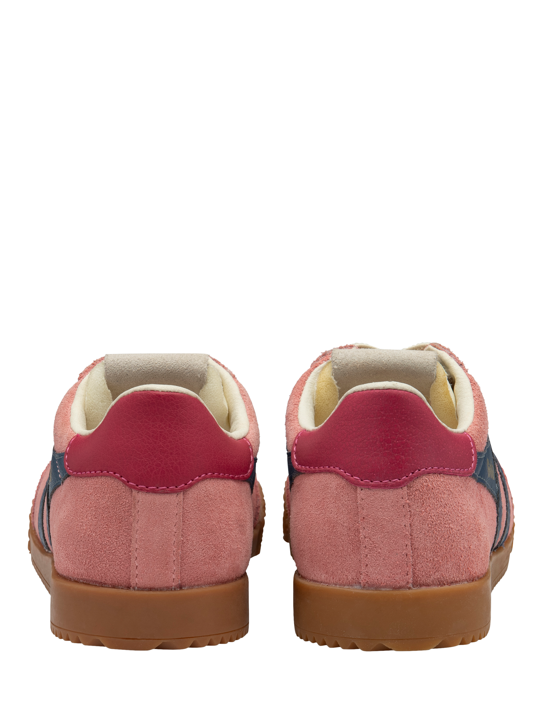 Product image 4 of 5, which shows Gola Kids' Elan Trainers, Coral Pink/Moonlight, 1