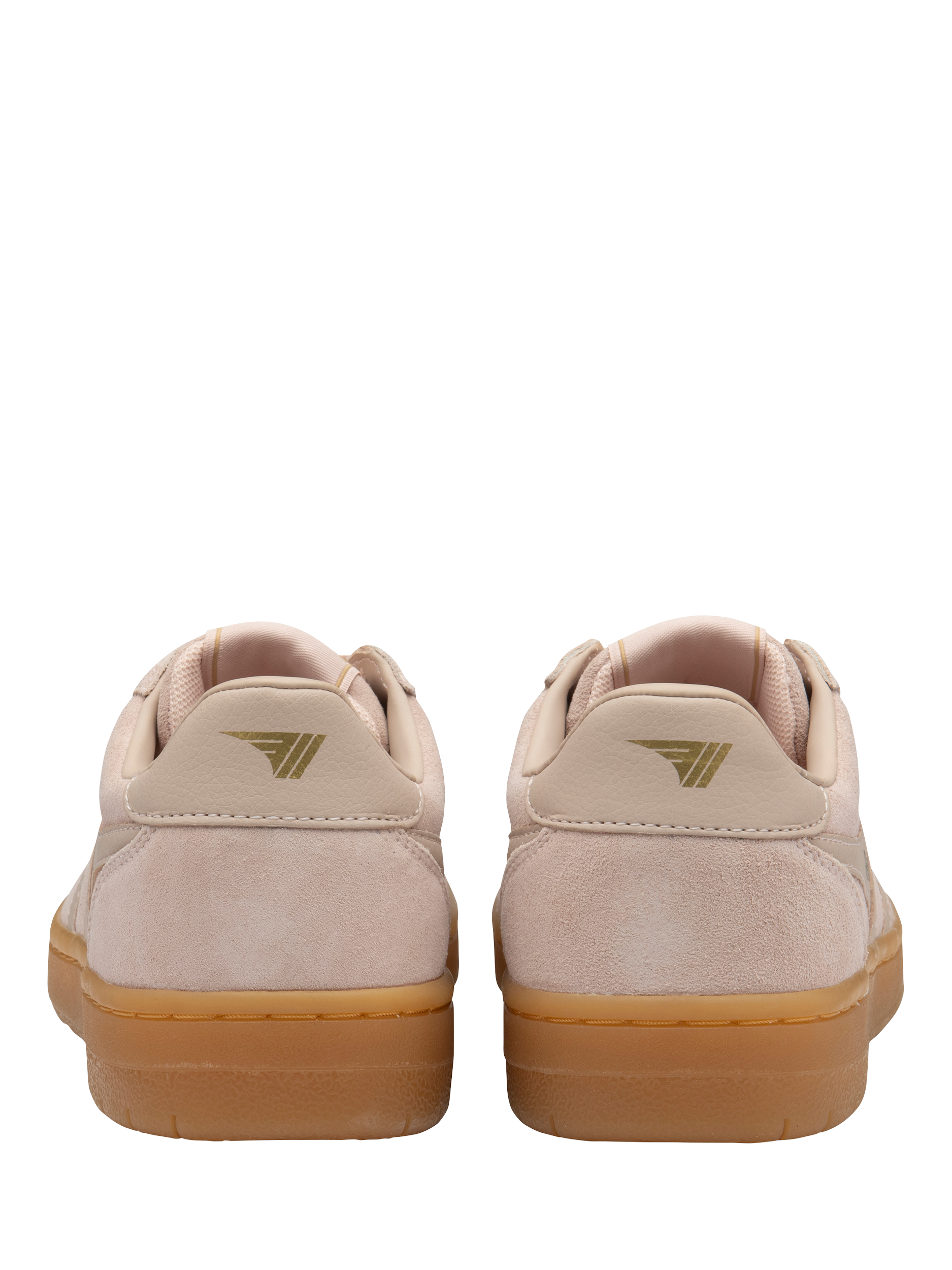 Product image 4 of 5, which shows Gola Classics Hawk Suede '86 Trainers, Rose/Gum, 3