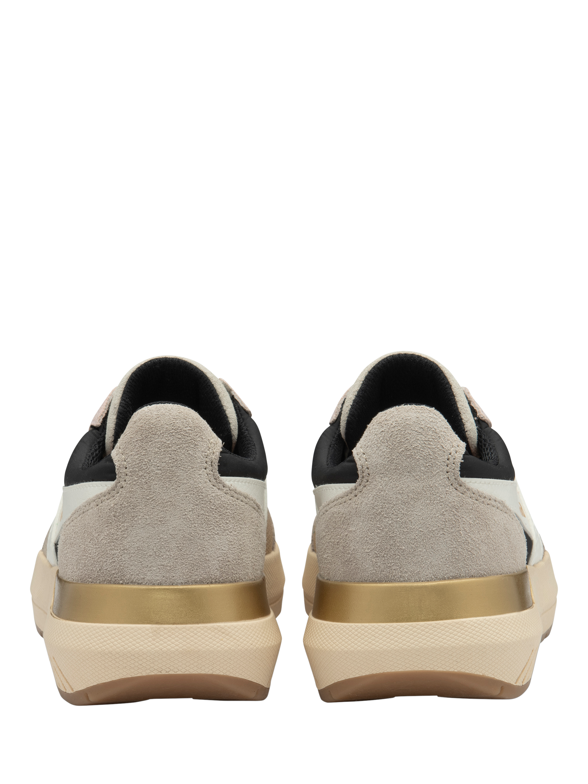 Product image 4 of 5, which shows Gola Classics Raven Trainers, Wheat/Black/Grey, 4