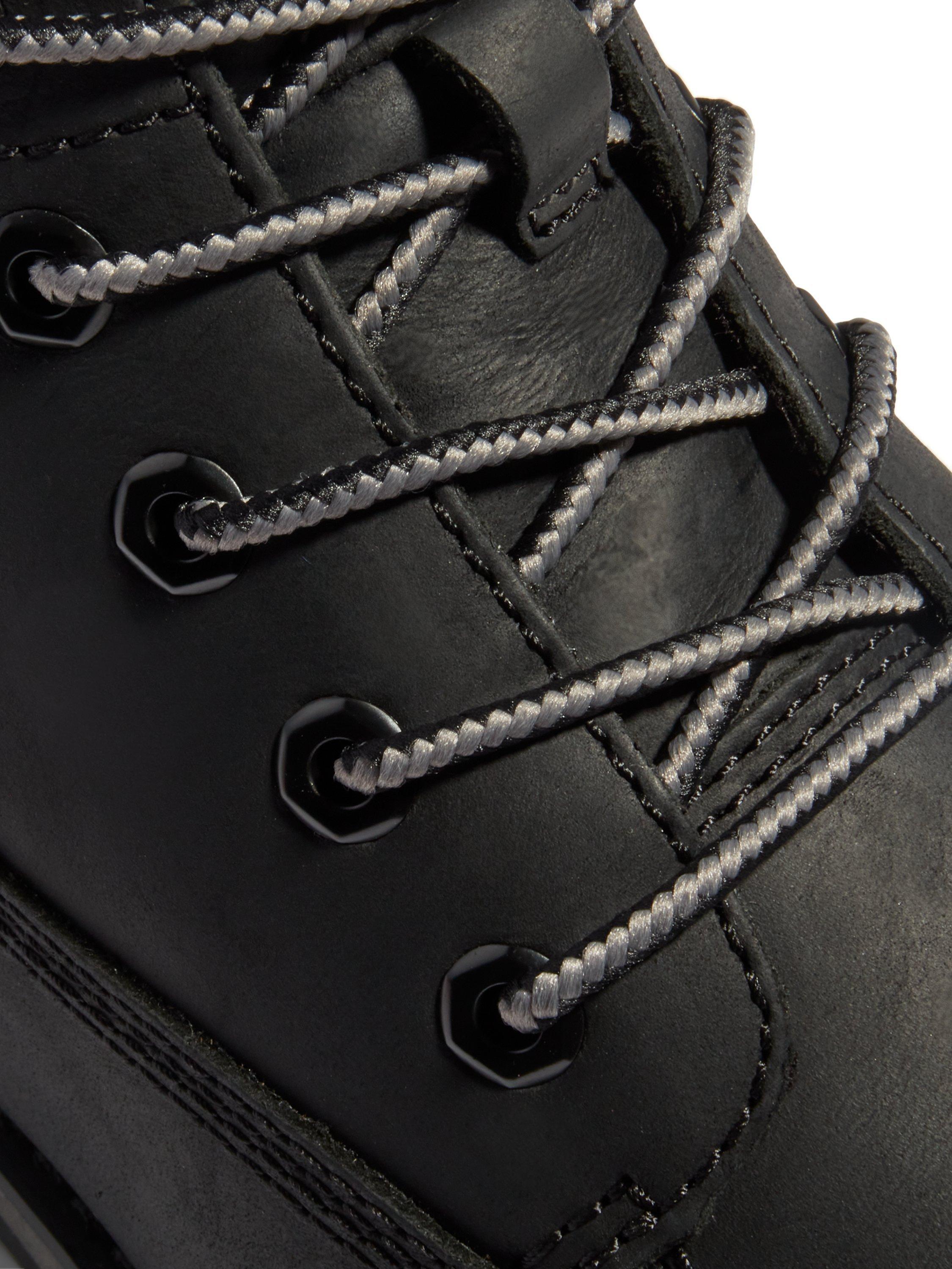 Product image 2 of 8, which shows Timberland Kids' Courma Leather Lace Up Boots, Black, EU32