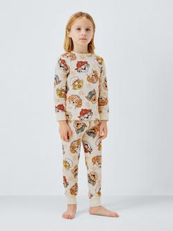 Brand Threads Kids' Paw Patrol Unisex Pyjamas, Gardenia - view 2, Gardenia