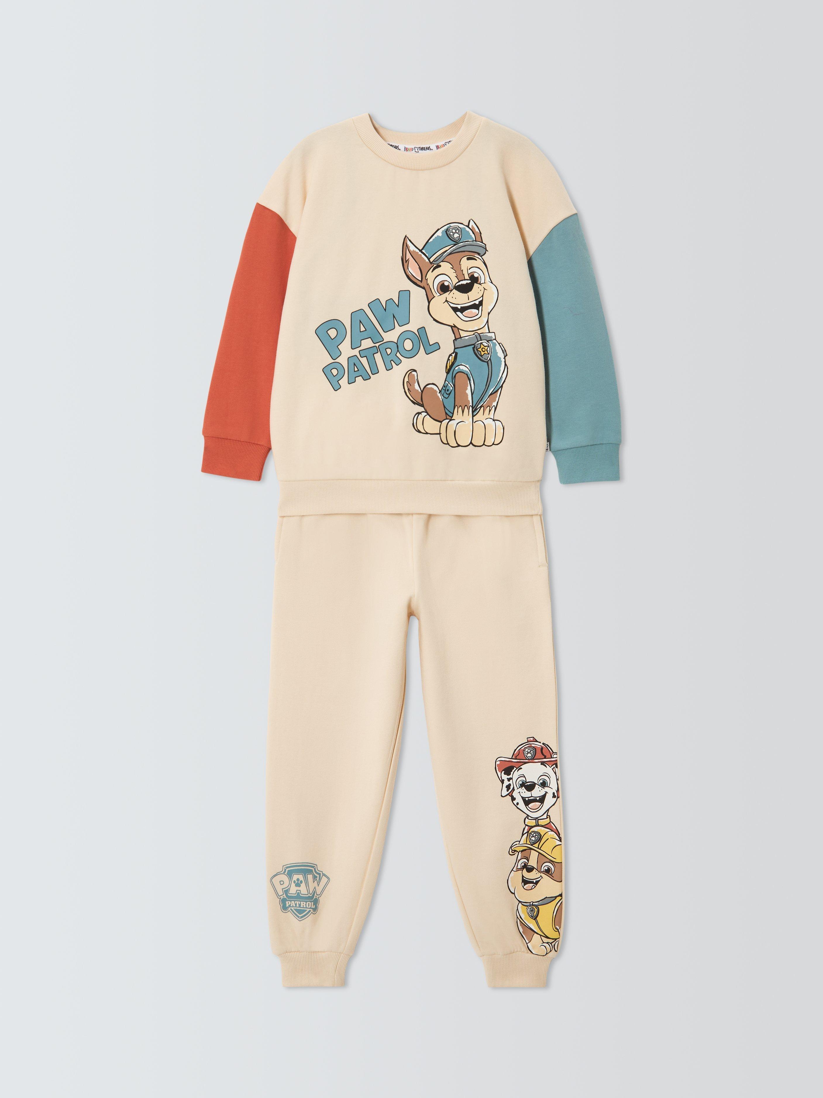 Product image 3 of 7, which shows Brand Threads Kids'  Paw Patrol Tracksuit, Eggnog, 1-2 years