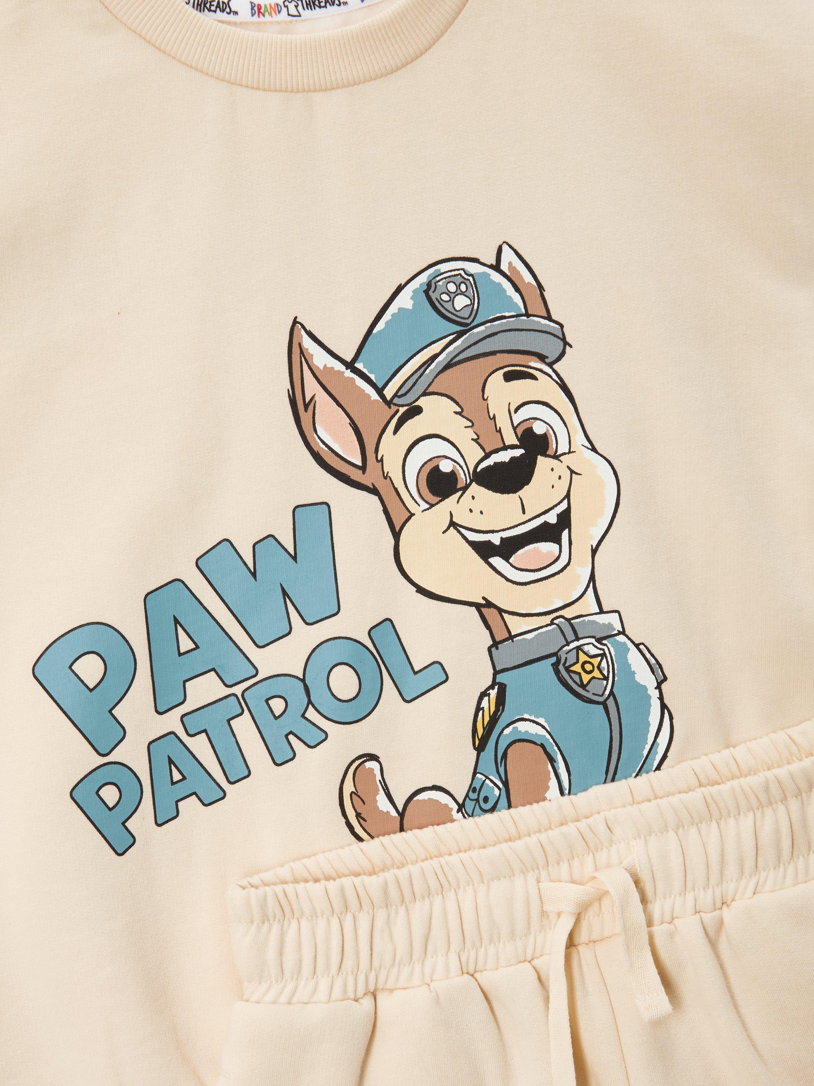 Product image 5 of 7, which shows Brand Threads Kids'  Paw Patrol Tracksuit, Eggnog, 1-2 years