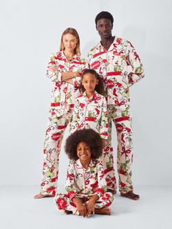 Brand Threads Women's Grinch Xmas Family Pyjamas, Multi - view 2, Multi