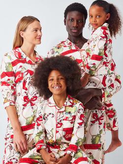Brand Threads Men's Grinch Xmas Family Pyjamas, Multi - view 2, Multi