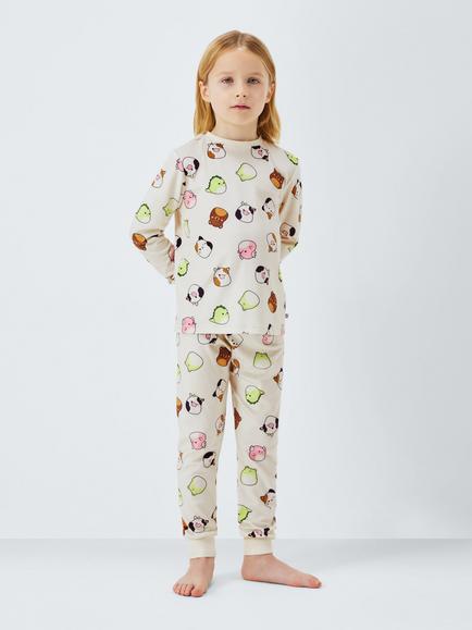 Brand Threads Kids' Fleece Squishmallows Pyjamas - view 2, Gardenia