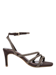 KG Kurt Geiger Savanna Low2 Heel Strappy Sandals, Brown