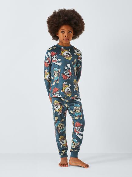 Paw Patrol Kids' Fleece Pyjamas, Vintage Indigo - view 2, Vintage Indigo