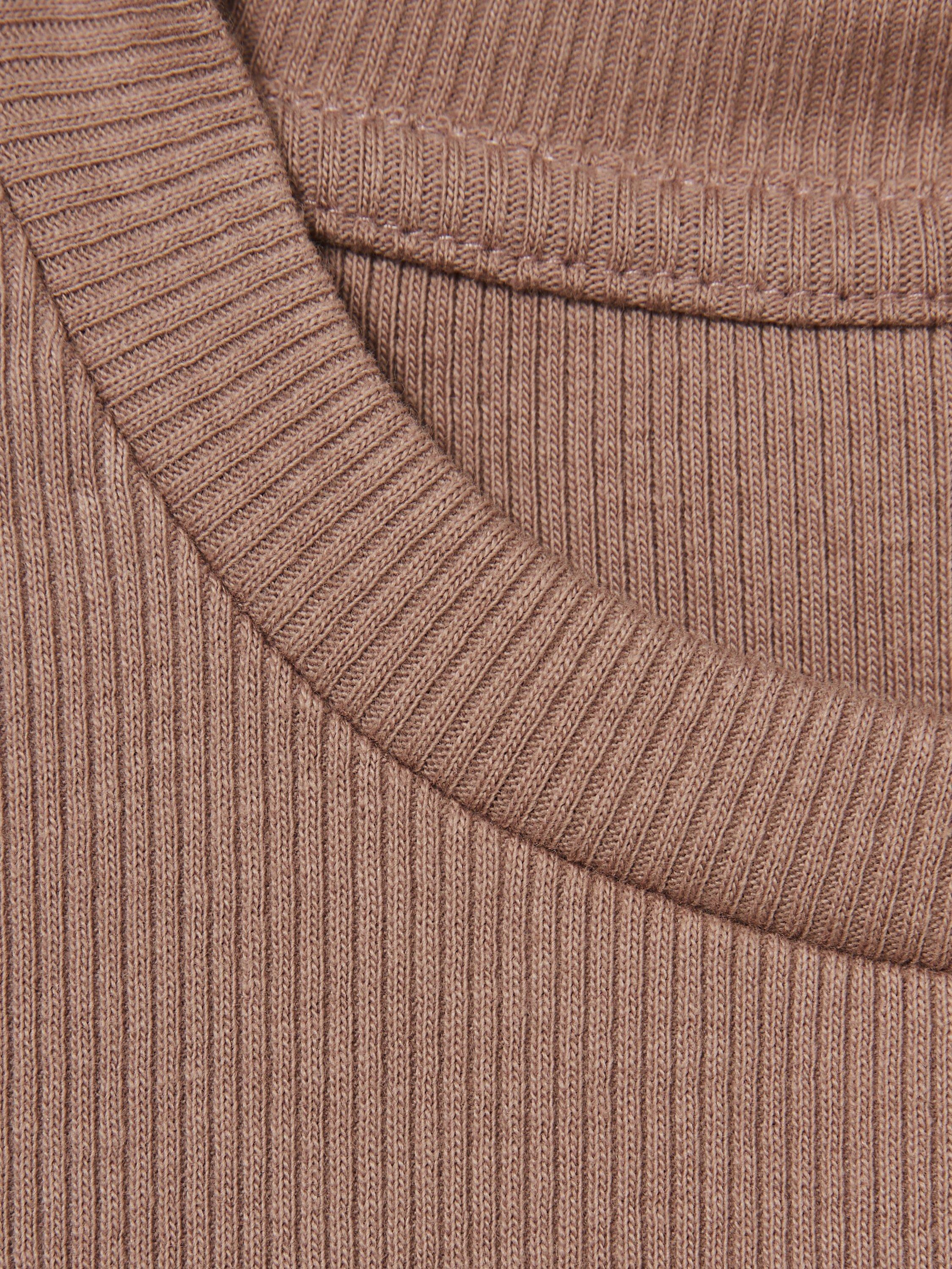 Product image 4 of 4, which shows Reiss Kids' Victoria Cotton Blend Crew Neck T-Shirt, Berry, 8-9 years