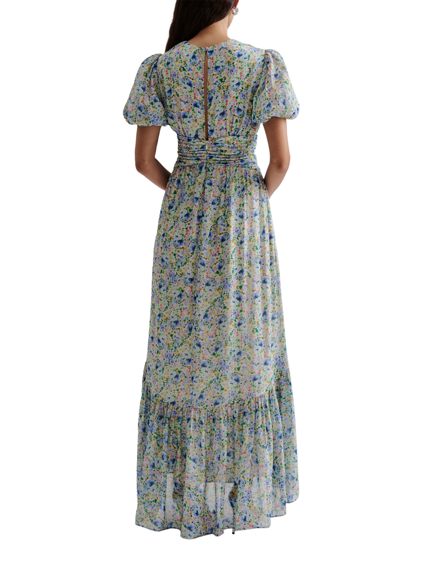 Product image 2 of 4, which shows Malina Beatrice Floral Maxi Dress, Multi, 18