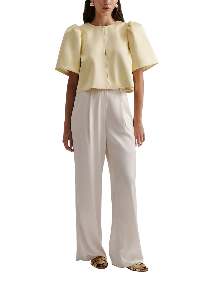 Product image 1 of 4, which shows Malina Serena Blouse, Lemon, 16