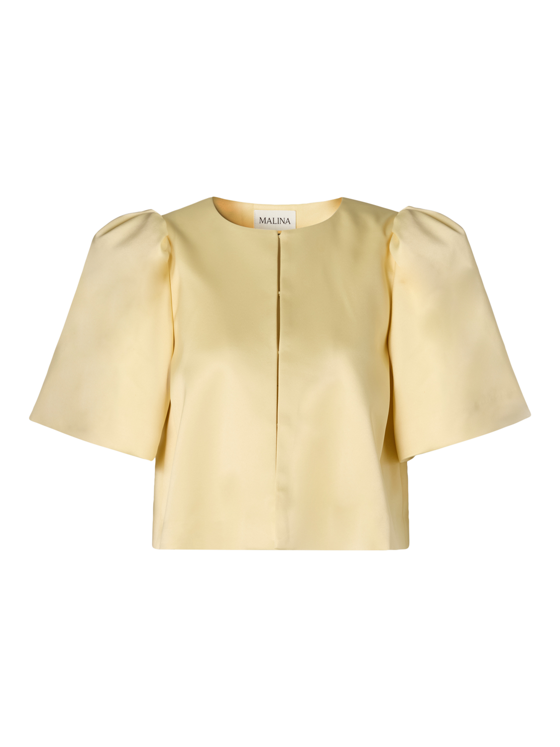 Product image 4 of 4, which shows Malina Serena Blouse, Lemon, 16