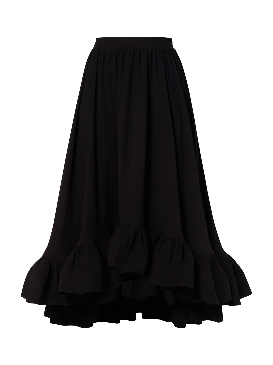 Product image 4 of 4, which shows Malina Adriana Midi Skirt, Black, XS