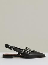 Black Leather Sandals