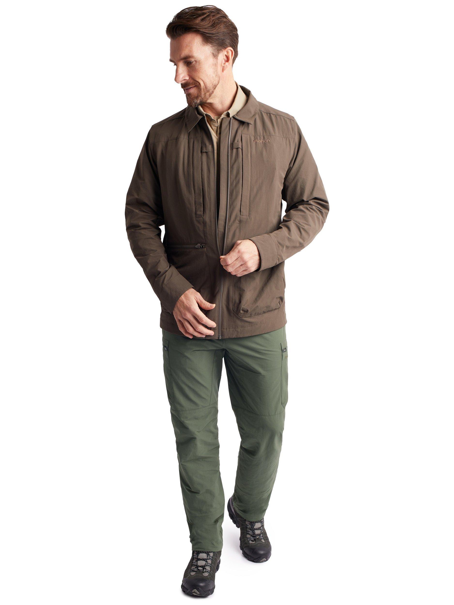 Product image 4 of 11, which shows Rohan Frontier Trousers, Park Green, 32R