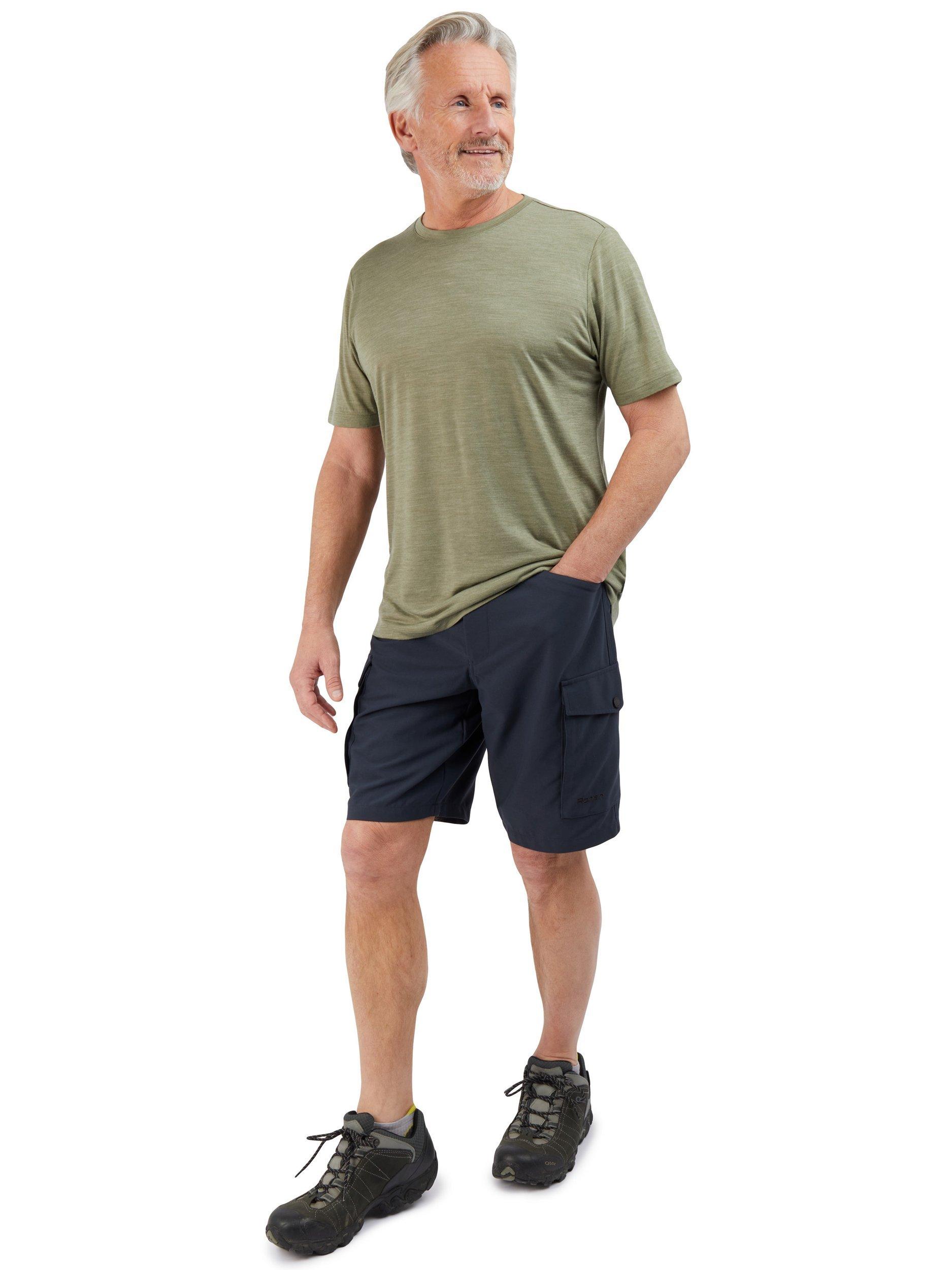 Product image 4 of 8, which shows Rohan Men's Lakeside Cargo Shorts, True Navy, 32R