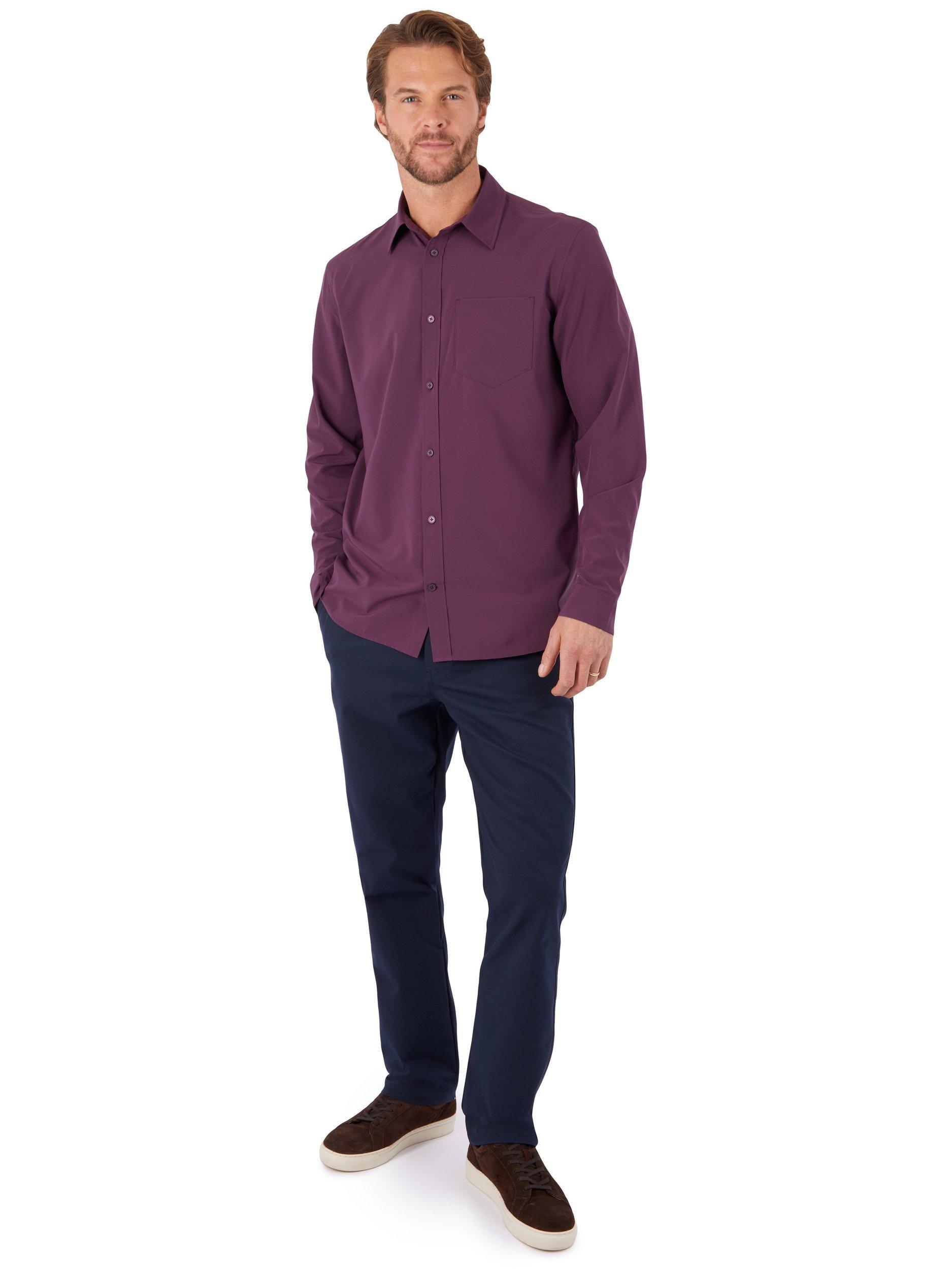 Product image 4 of 4, which shows Rohan Dalston Shirt, Blackberry Purple, S