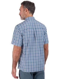 Rohan Portreath UPF 40+ FreshWay Regular Fit Short Sleeve Check Shirt - view 2, French Blue