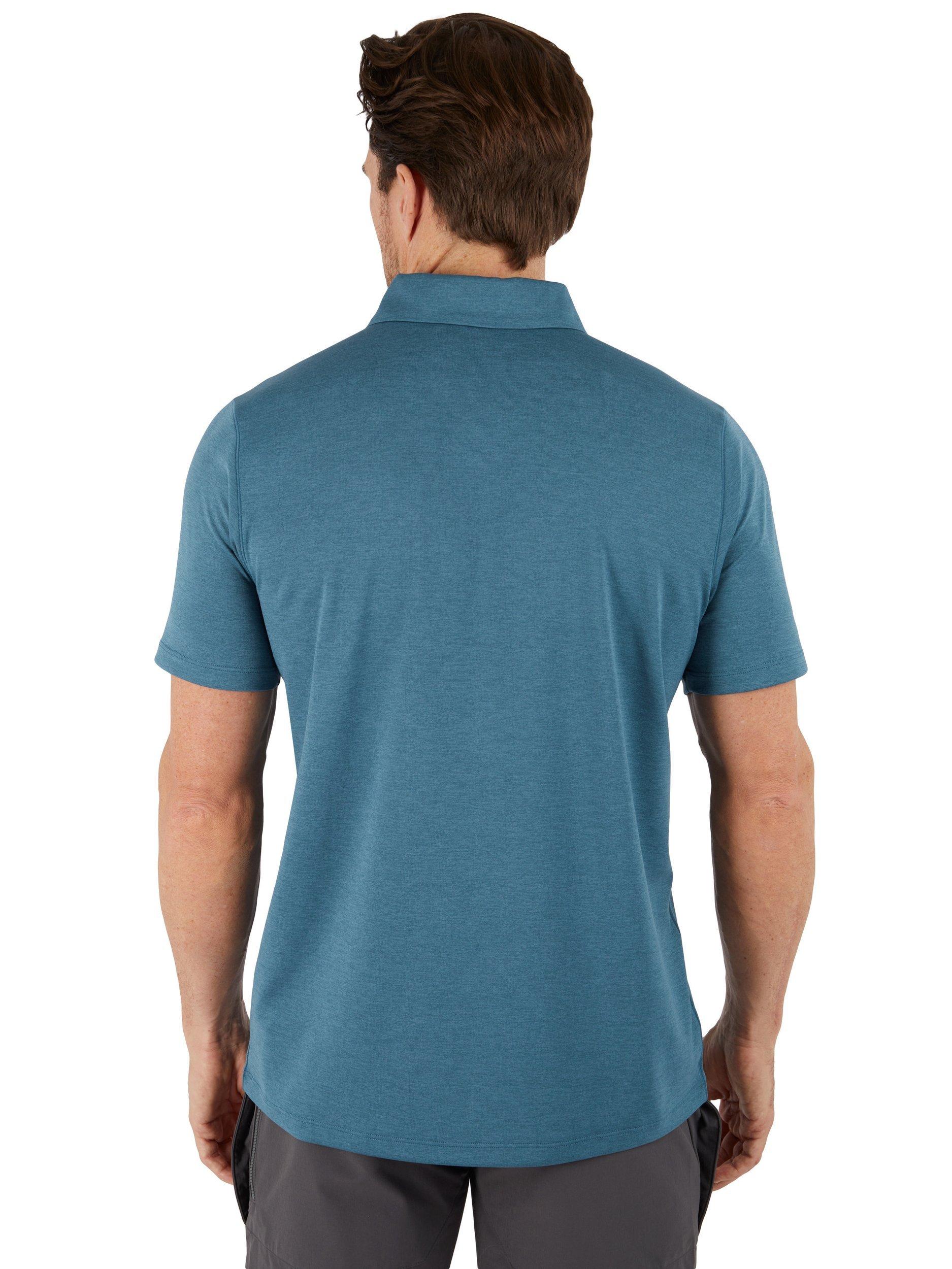 Product image 2 of 5, which shows Rohan Dale Polo Shirt, Shadow Blue Marl, S