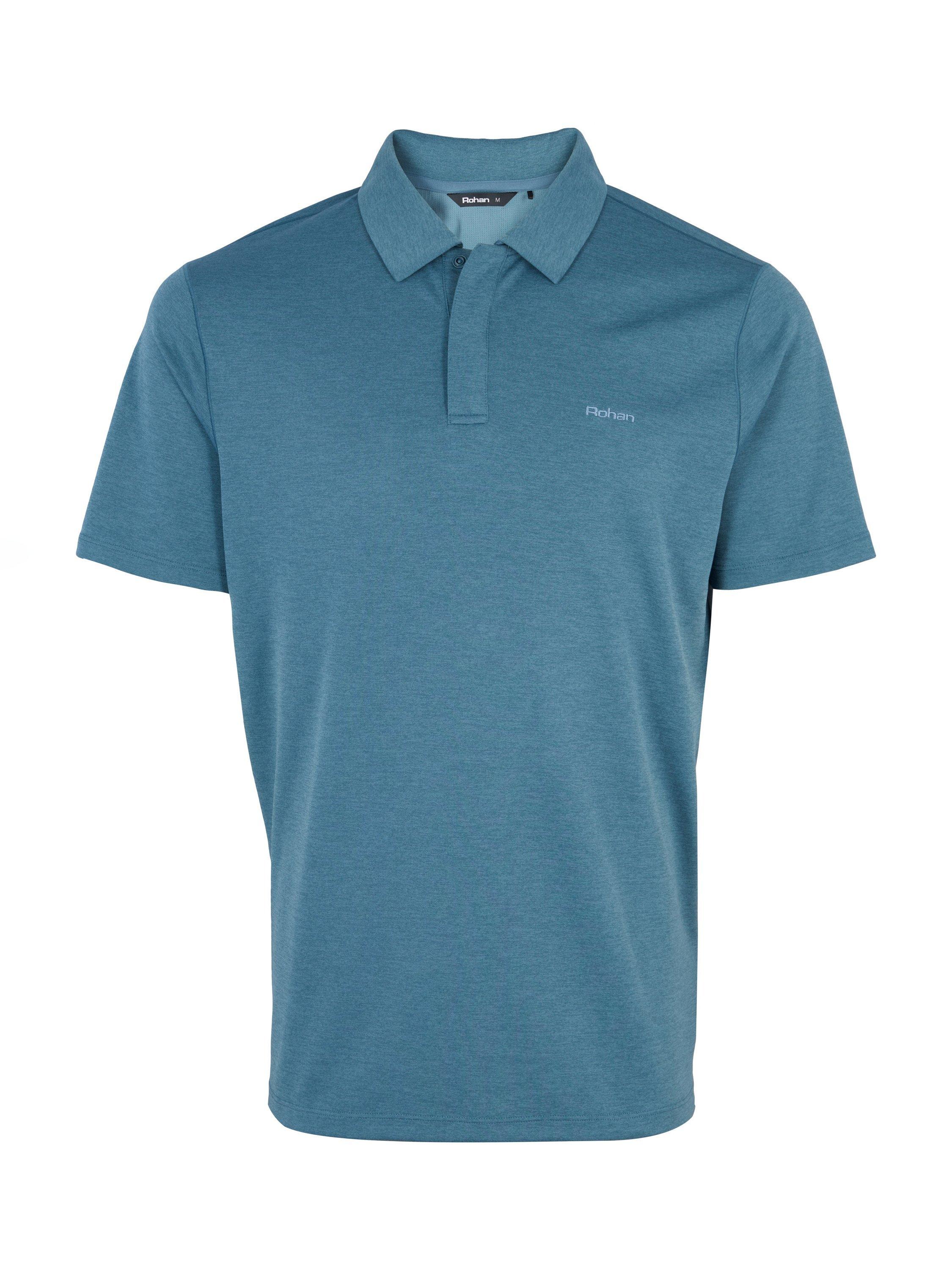 Product image 3 of 5, which shows Rohan Dale Polo Shirt, Shadow Blue Marl, S
