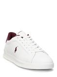 Ralph Lauren Heritage Court II Trainers, White/Wine