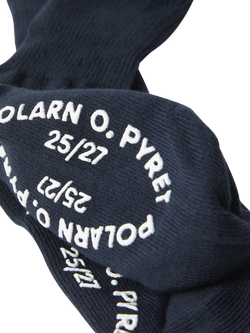 Polarn O. Pyret Kids' Anti Slip Socks, Pack of 2, Blue - view 2, Blue