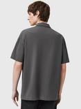 AllSaints Xander Polo Shirt, Charcoal