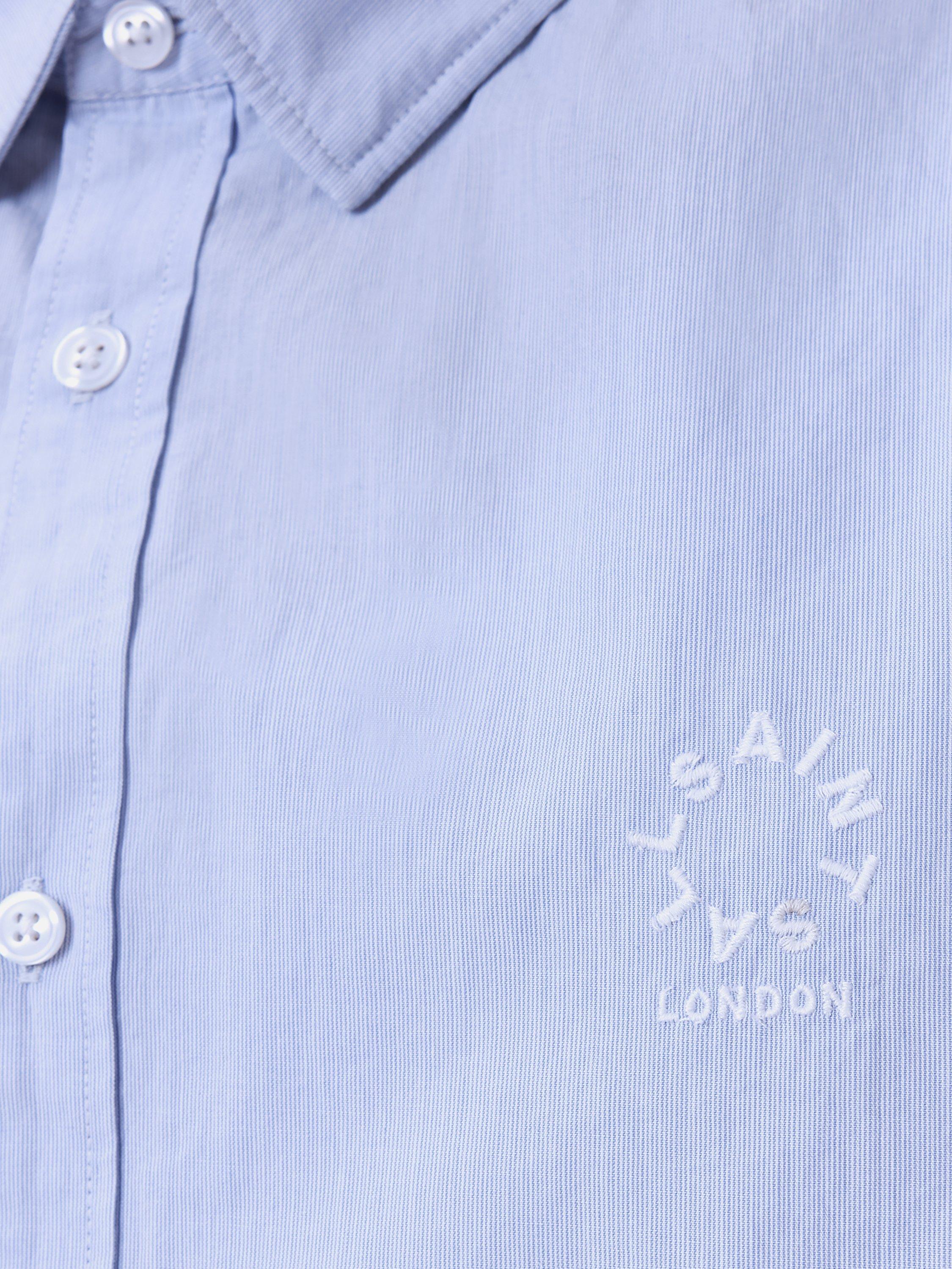 Product image 5 of 8, which shows AllSaints Fletcher Shirt, Light Blue, L