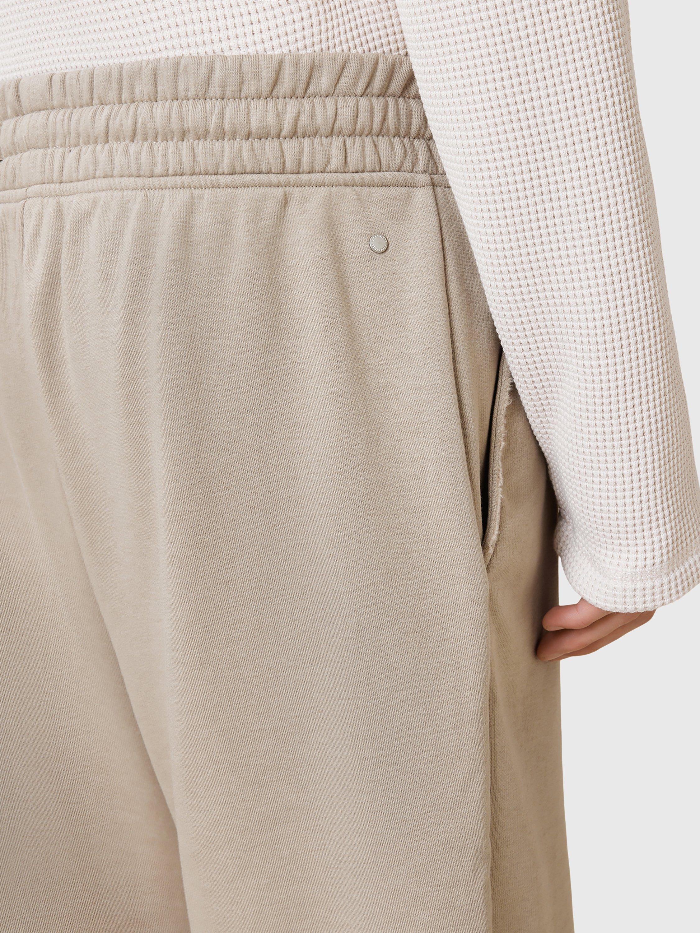 Product image 6 of 6, which shows AllSaints Helix Cotton Blend Shorts, Mire Brown, XS