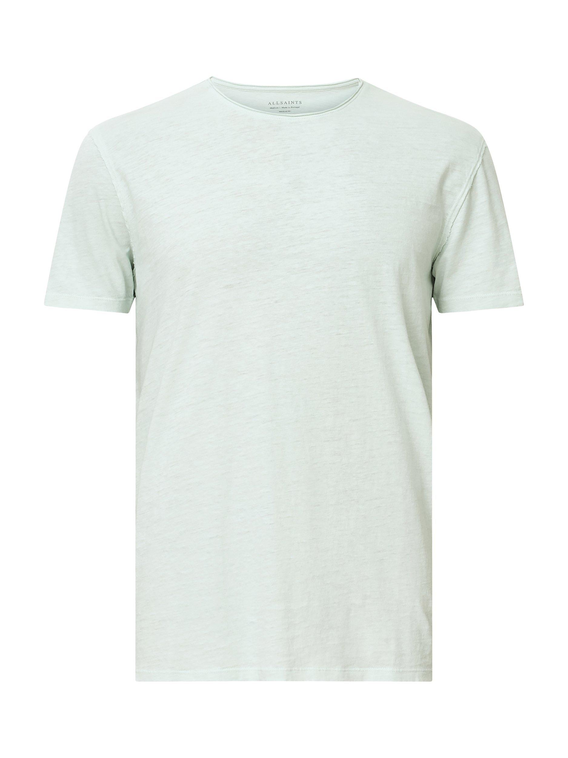 Product image 4 of 6, which shows AllSaints Bodega Cotton Blend T-Shirt, Mineral Green, L