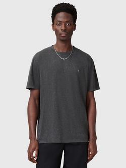 AllSaints Saka Ramskull Cotton T-Shirt, Washed Black
