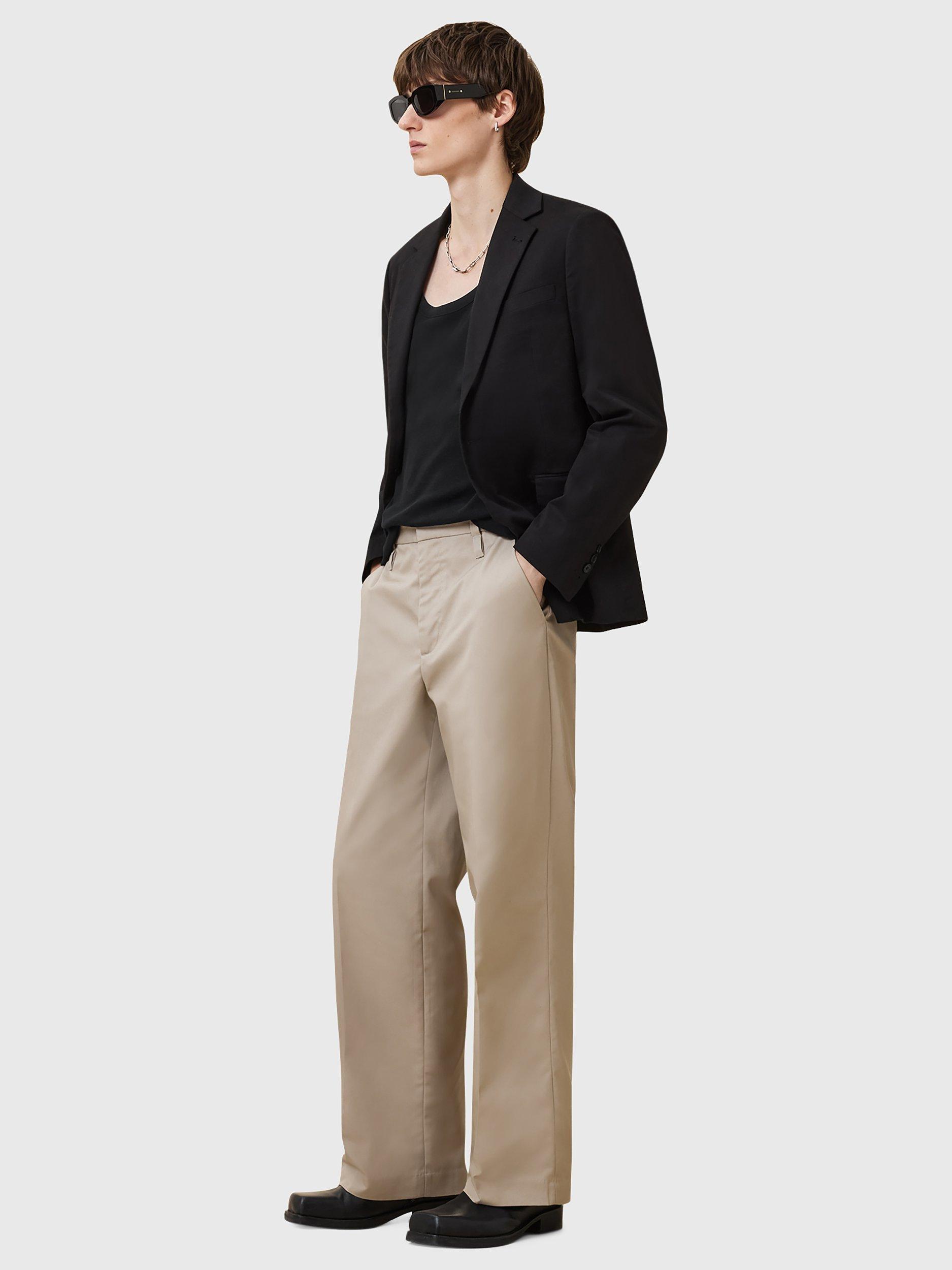 Product image 6 of 6, which shows AllSaints Edwards Textured Vest, Black, XS