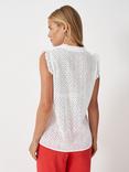Crew Clothing Neve Broderie Anglaise Top, White