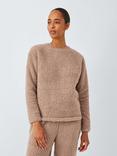 John Lewis Borg Fleece Lounge Set, Caramel