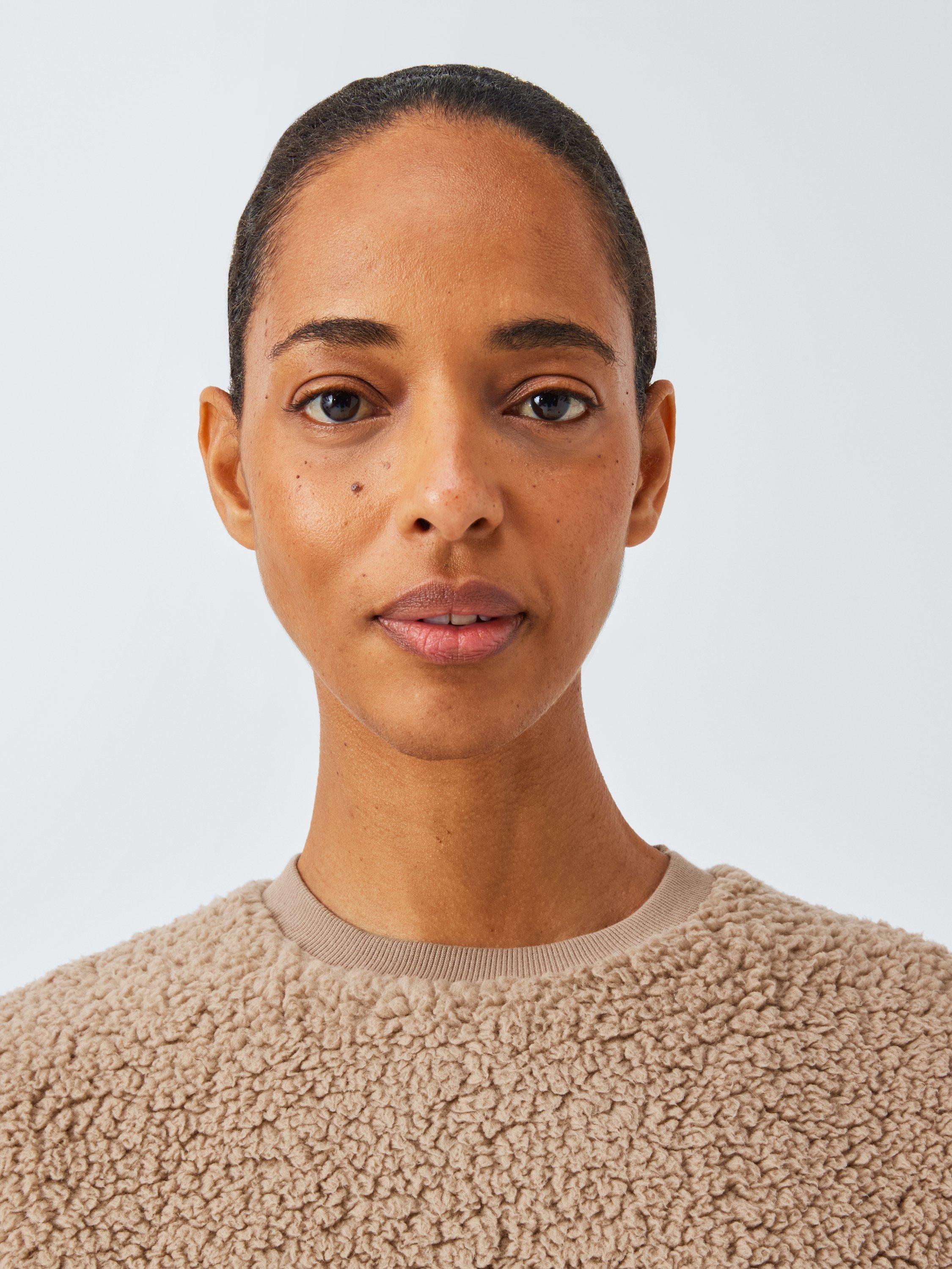 Product image 6 of 6, which shows John Lewis Borg Fleece Lounge Set, Caramel, S