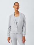 John Lewis Three Piece Cardigan Lounge Set, Grey Melange