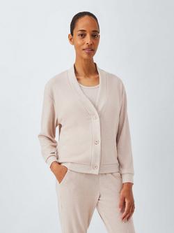 John Lewis Three Piece Cardigan Lounge Set, Caramel
