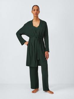 John Lewis Lace Trim Three Piece Lounge Set, Scarab, Scarab