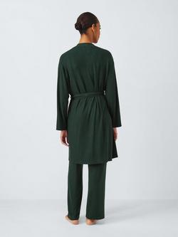 John Lewis Lace Trim Three Piece Lounge Set, Scarab - view 2, Scarab