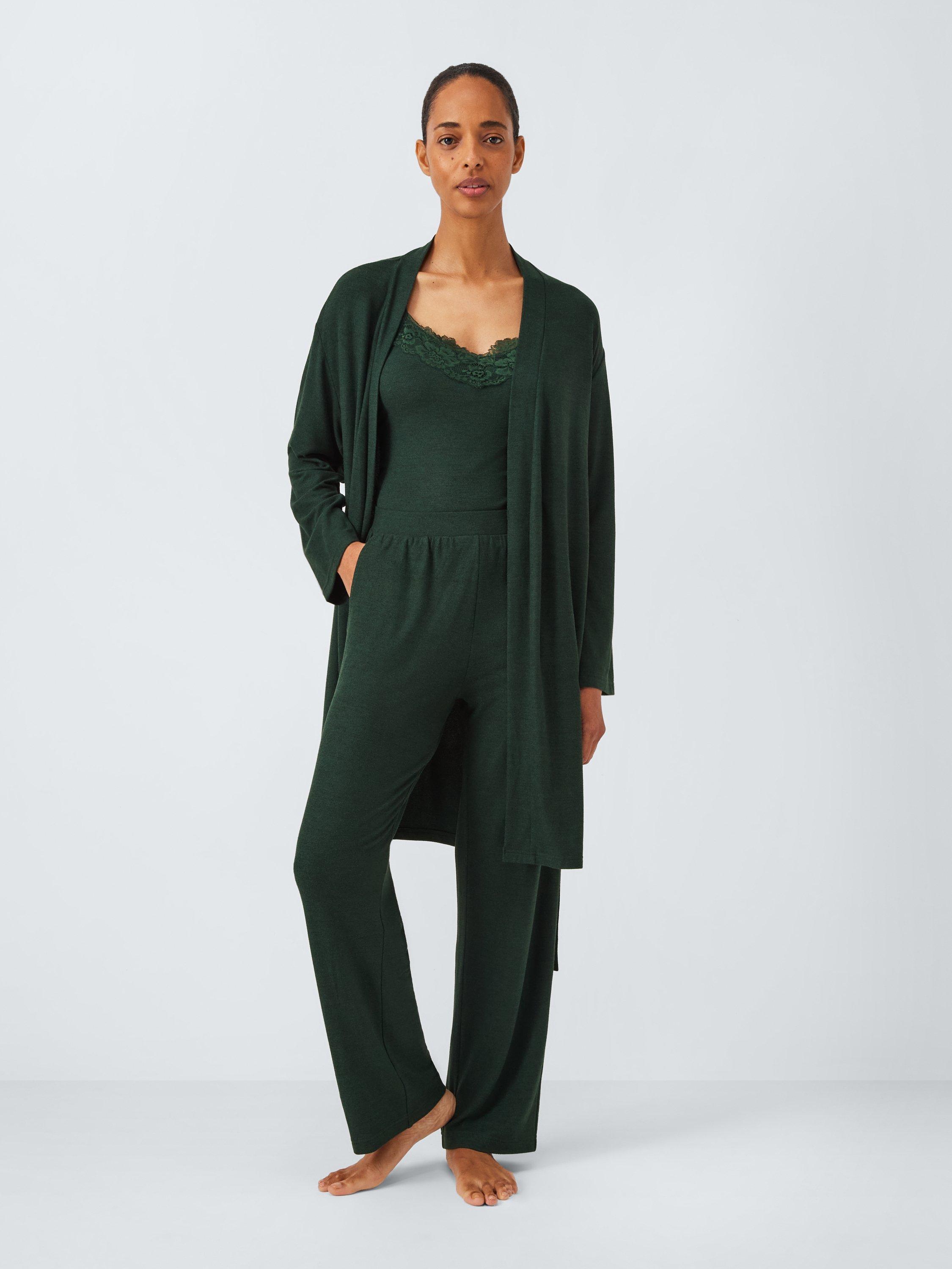 Product image 3 of 6, which shows John Lewis Lace Trim Three Piece Lounge Set, Scarab, S