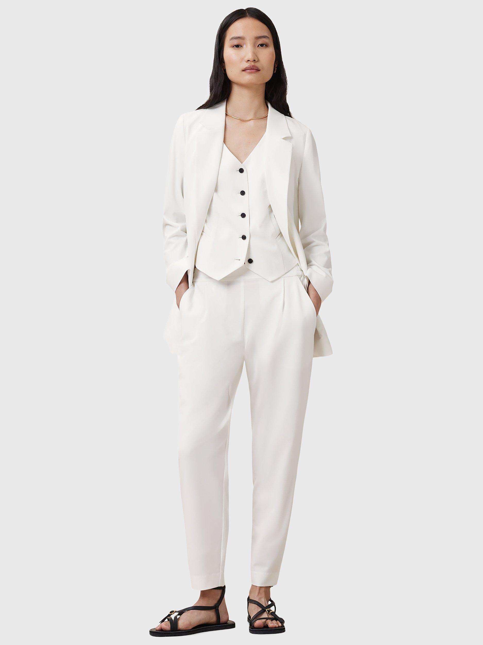 Product image 3 of 7, which shows AllSaints Aleida Tailored Blazer, White, 6