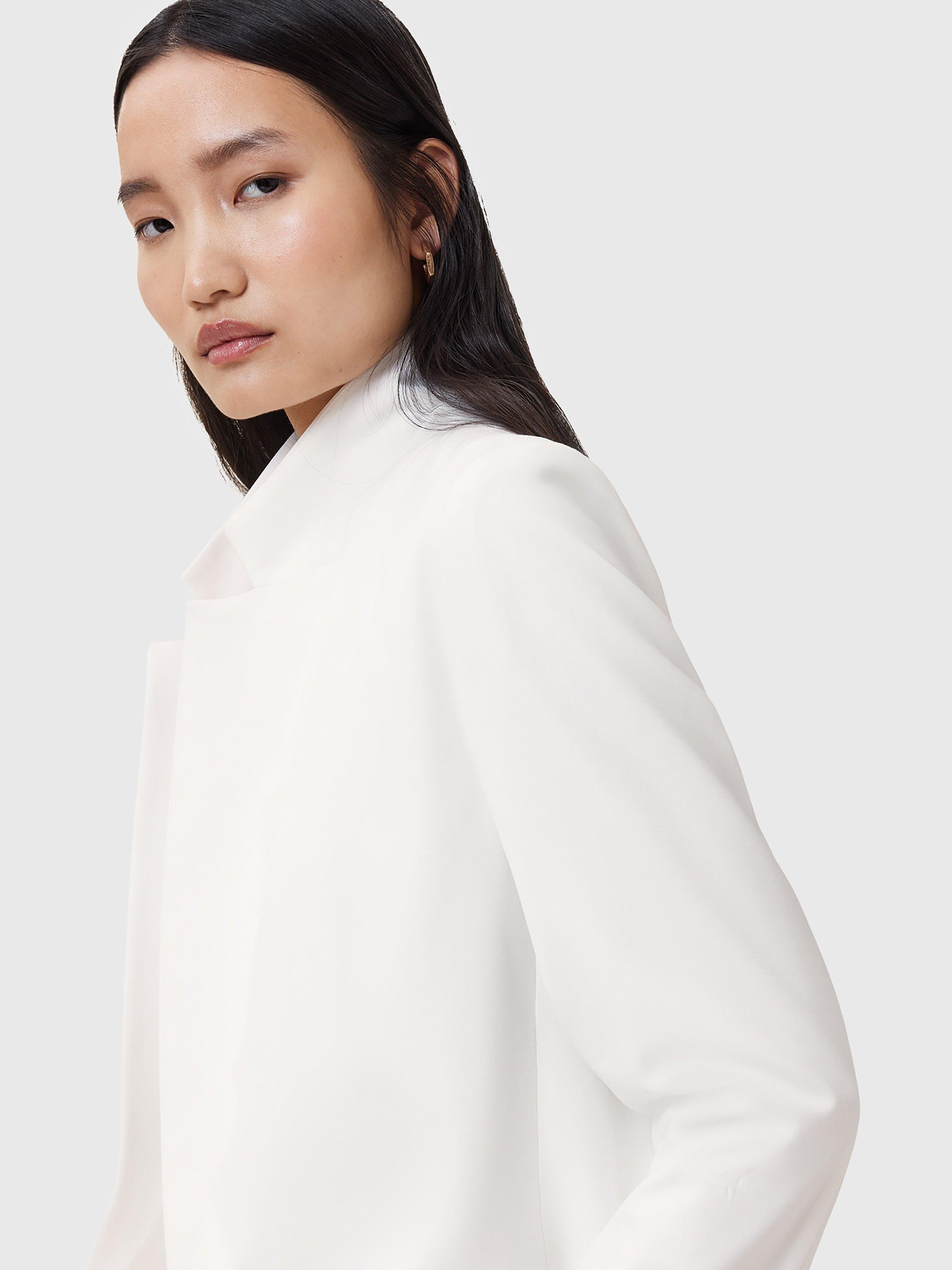 Product image 7 of 7, which shows AllSaints Aleida Tailored Blazer, White, 6