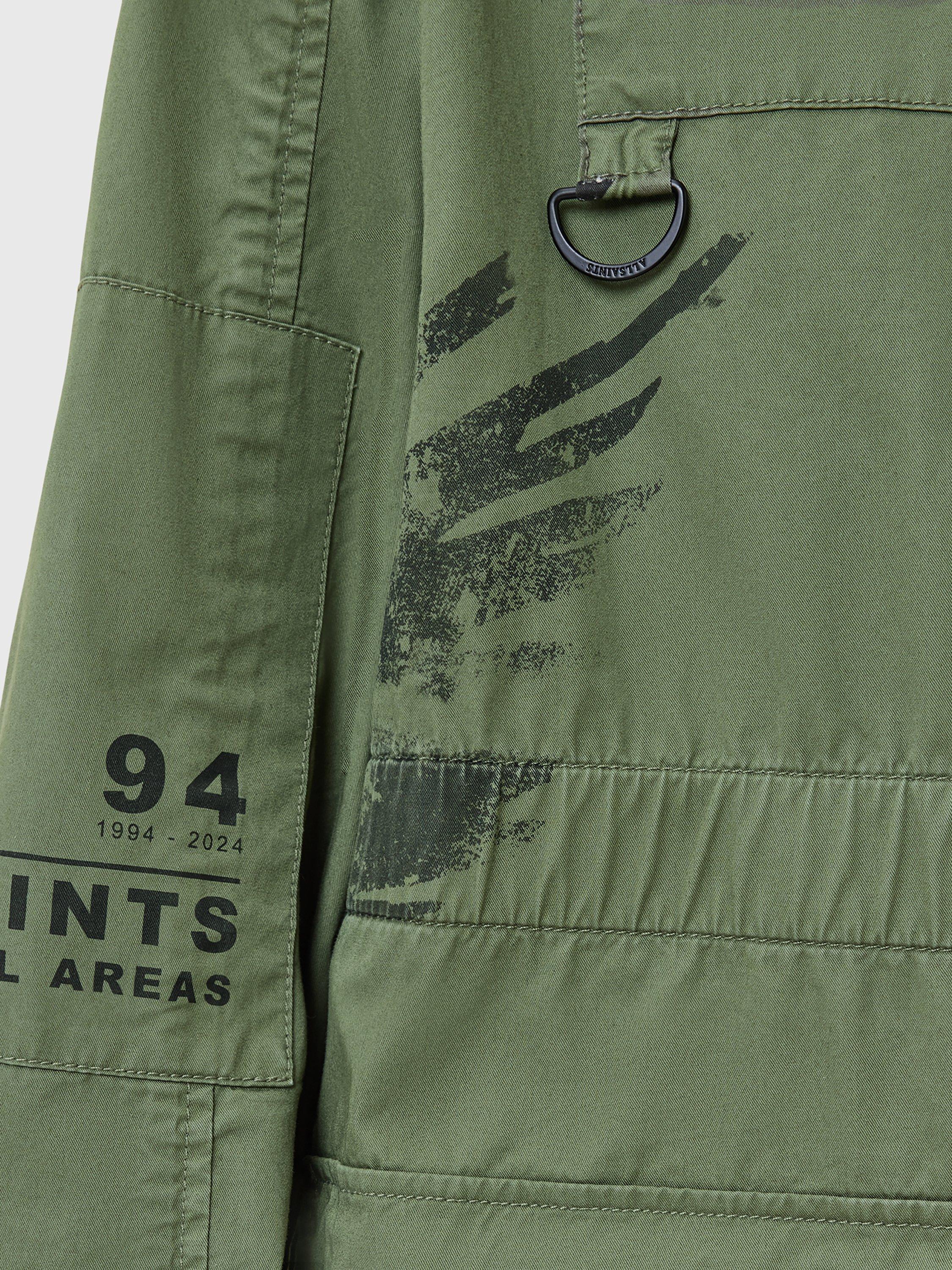 Product image 5 of 9, which shows AllSaints Milla Bird Parka, Khaki Green, L