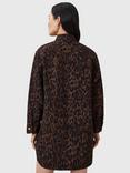 AllSaints Faye Cotton Blend Oversized Shacket Dress