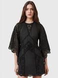 AllSaints Luci Pure Organic Cotton Dress, Black