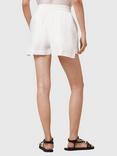AllSaints Tysh Elasticated Waist Shorts, Snow White