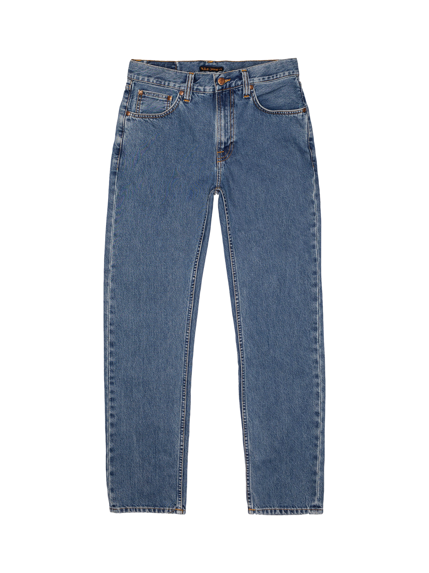 Product image 1 of 6, which shows Nudie Jeans Gritty Slim Fit Jeans, Morning Mist, 30S